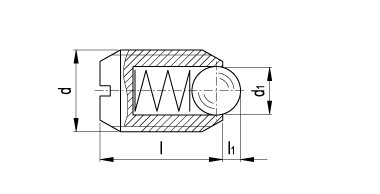 GN615 bolt spring plunger